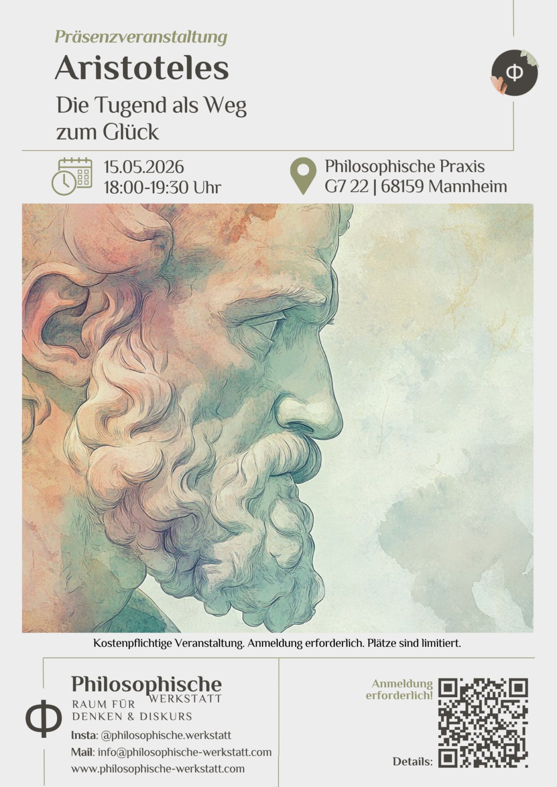 Impus-Diskussion zu Aristoteles in der Philosophischen Werkstatt Mannheim