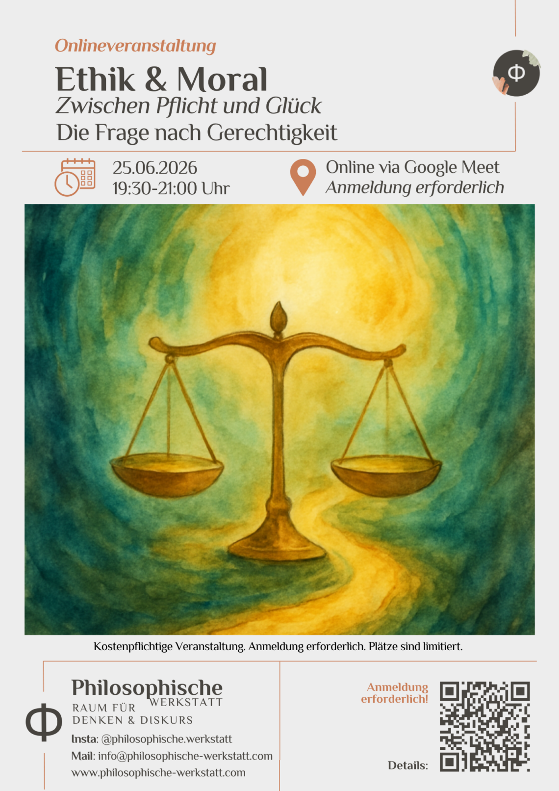 Online Reflexion zur Frage nach Gerechtigkeit in der Philosophischen Werkstatt